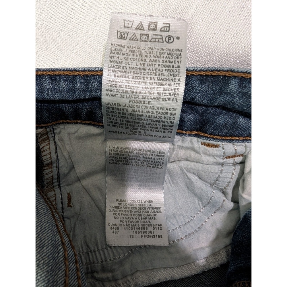Levis 526 Jeans Womens Slender Bootcut Denim Flap Pocket Size 6S/C - Picture 12 of 13